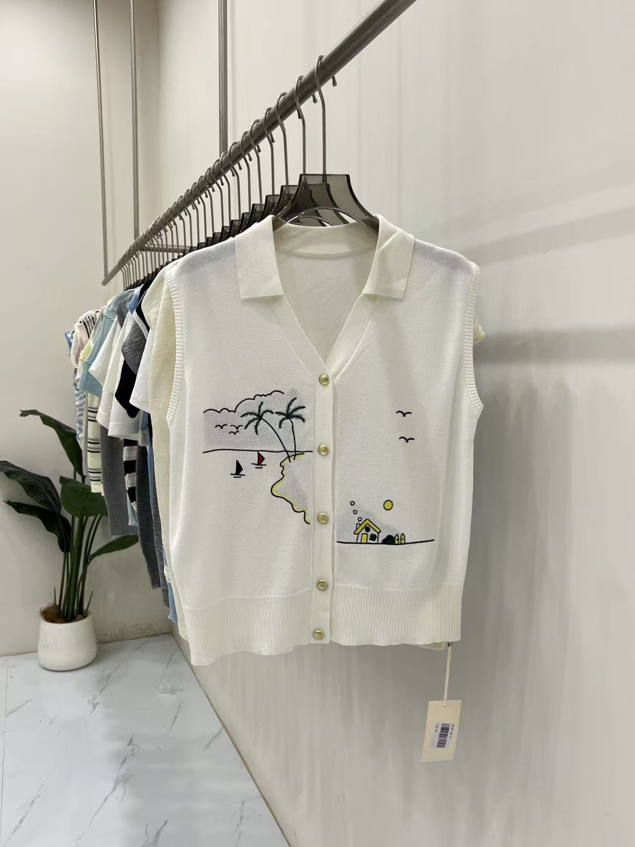 南城高品质韩系针织短袖