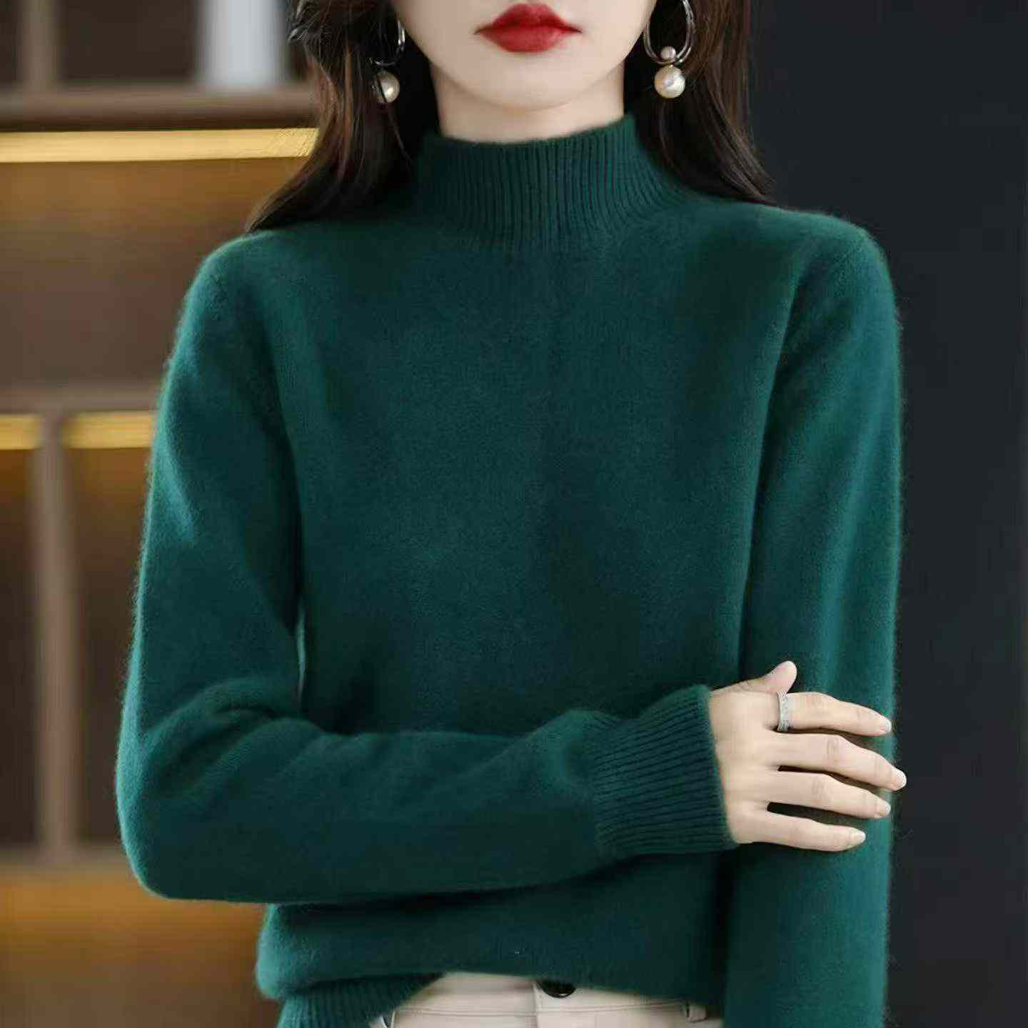 女装打底羊毛毛衣