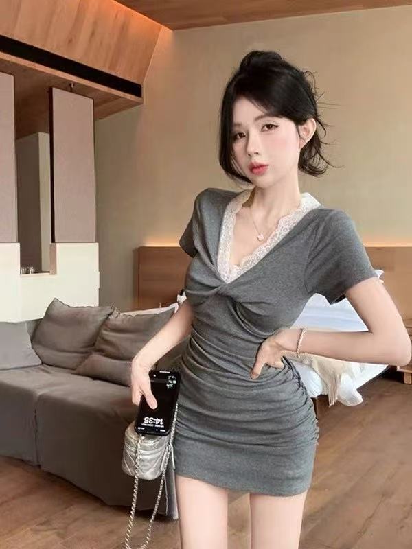 夏款辣妹连衣裙
