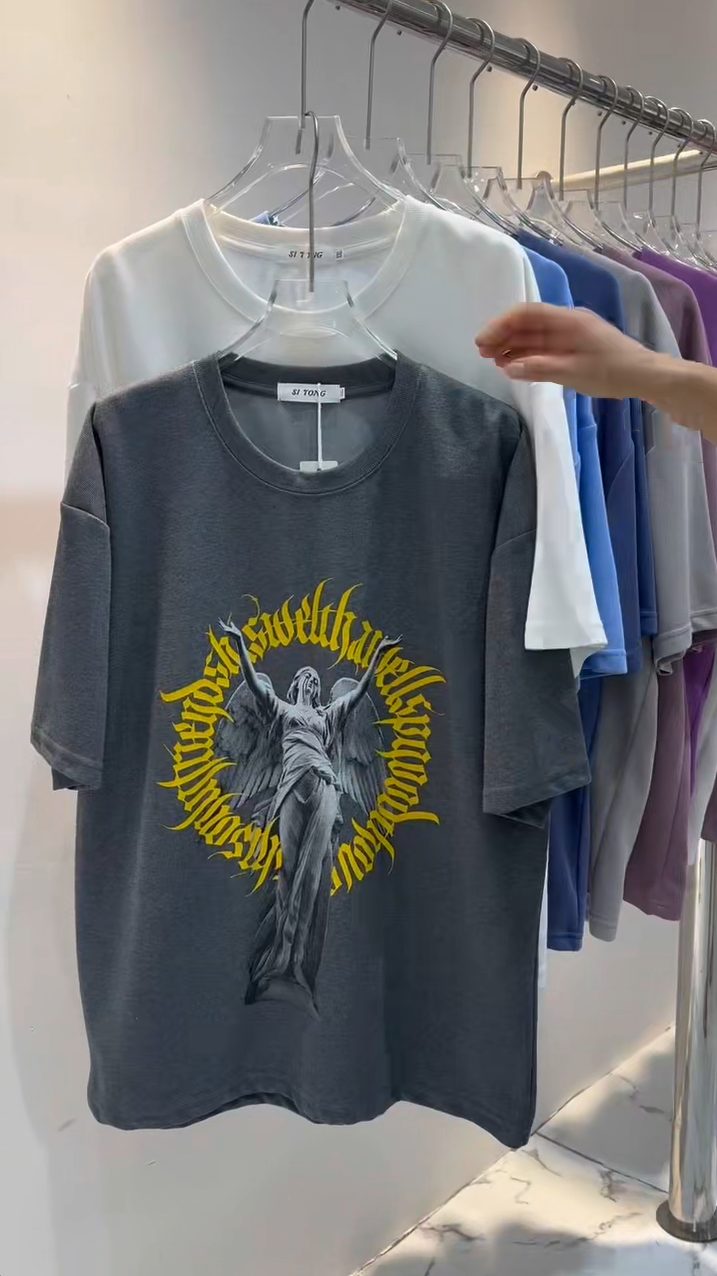 潮牌大版t